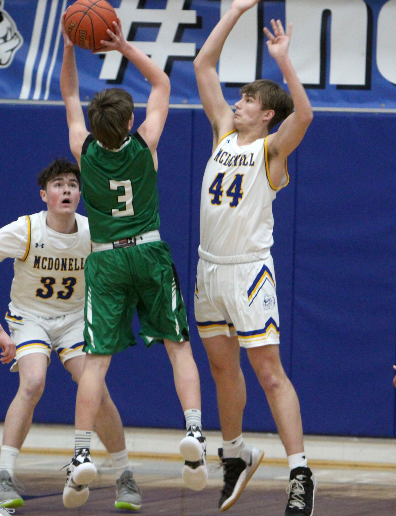 Prairie Farm at McDonell boys basketball 3-1-22